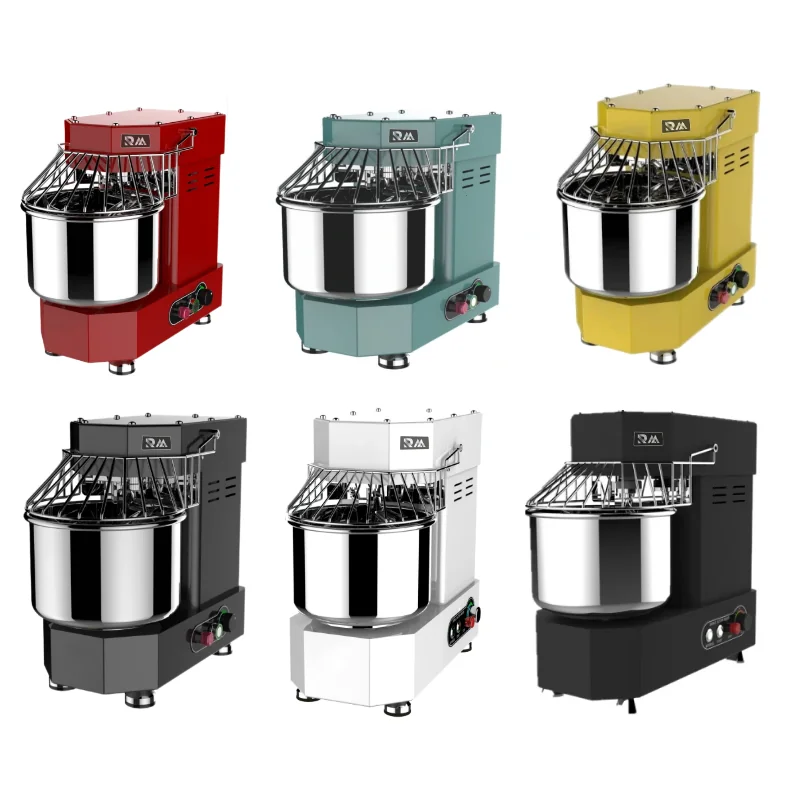 countertop spiral mixer RMSX-3L / RMSX-5L / RMSX-10L product lineup in six colour options