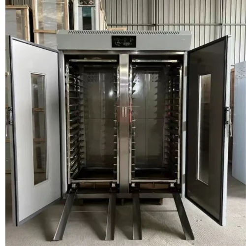 R&M dual door roll-in retarder proofer warehouse with four loading ramps