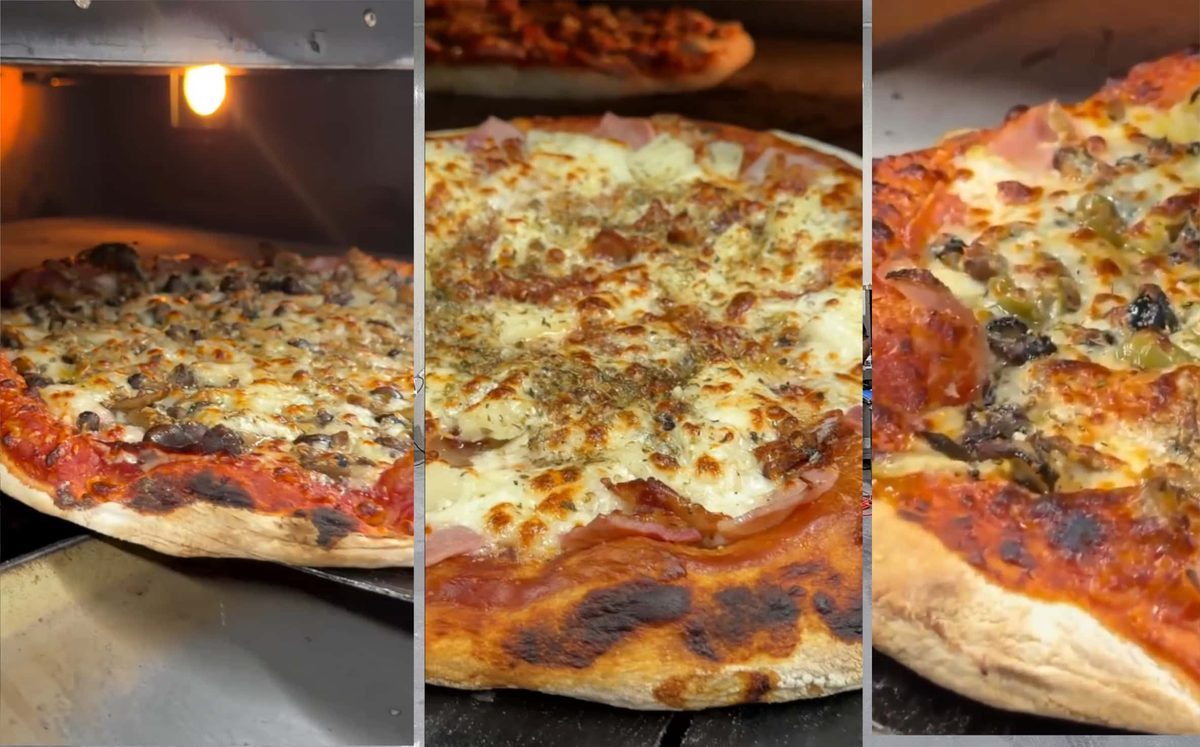 Authentic Italian Pizza Baked in Black Stone Base Pizza Oven — ROSA Italian Goodness Philippines