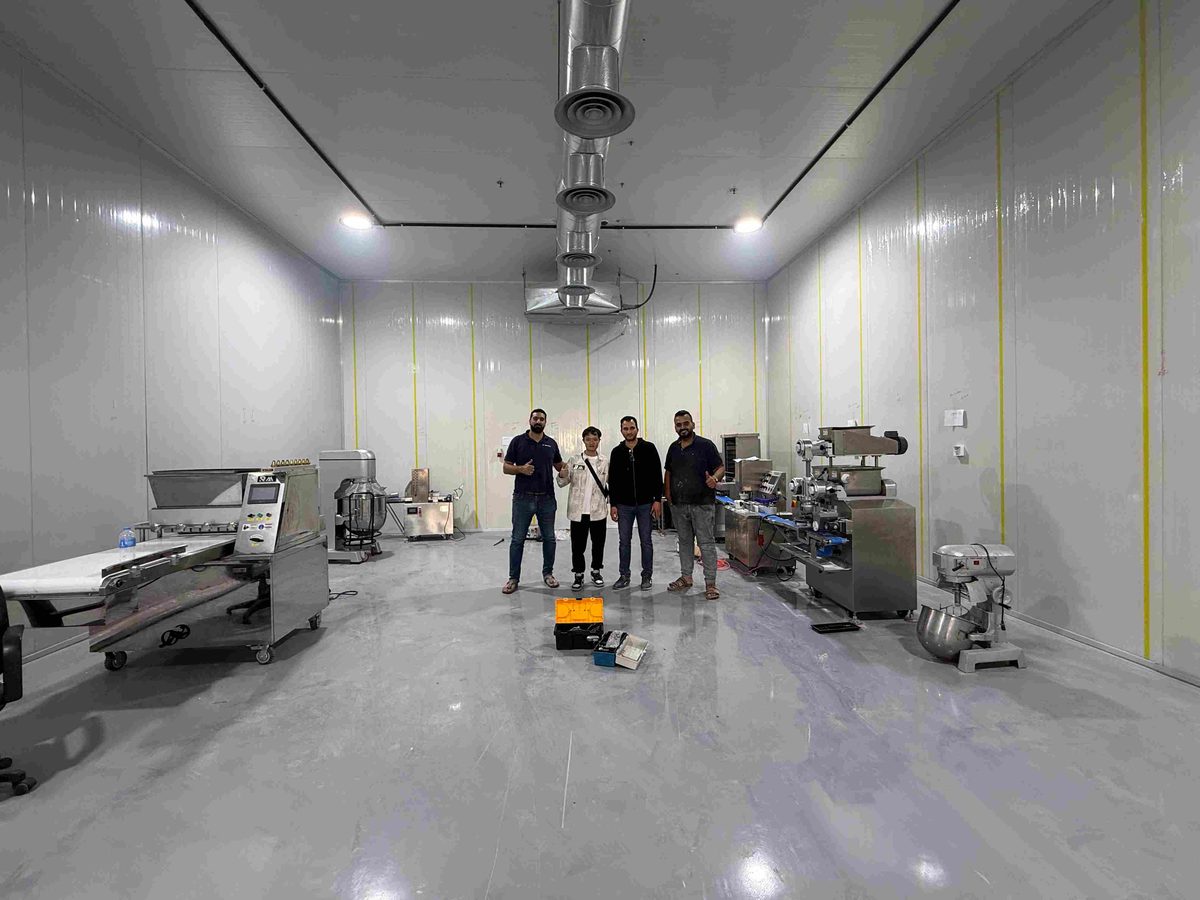 Saudi Arabia Food Factory Workshop — Cookie Production Line and Food Forming Machines Installed by R&M