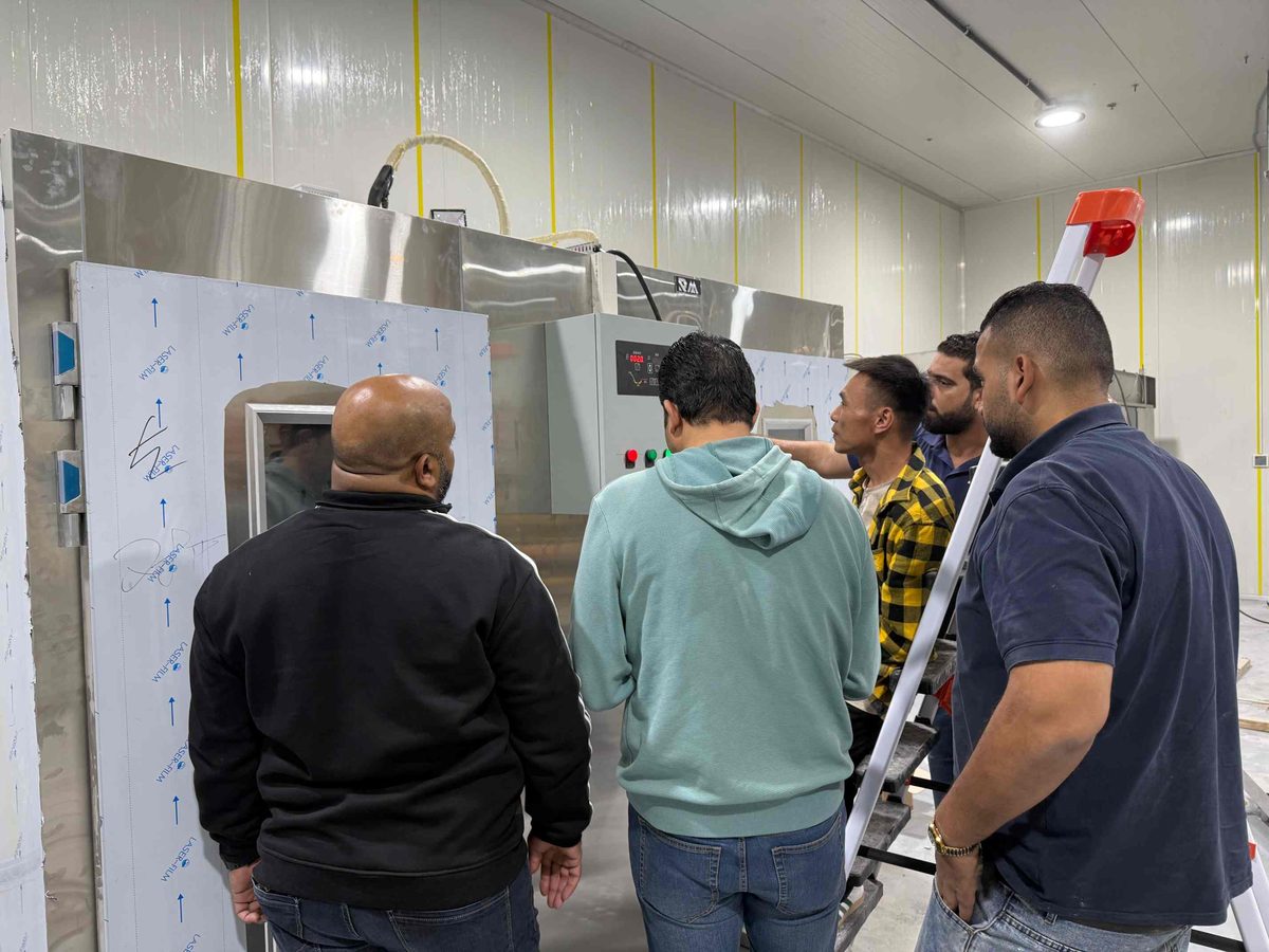 R&M Engineer Commissioning Food Processing Equipment — Operator Training at Saudi Arabia Food Factory