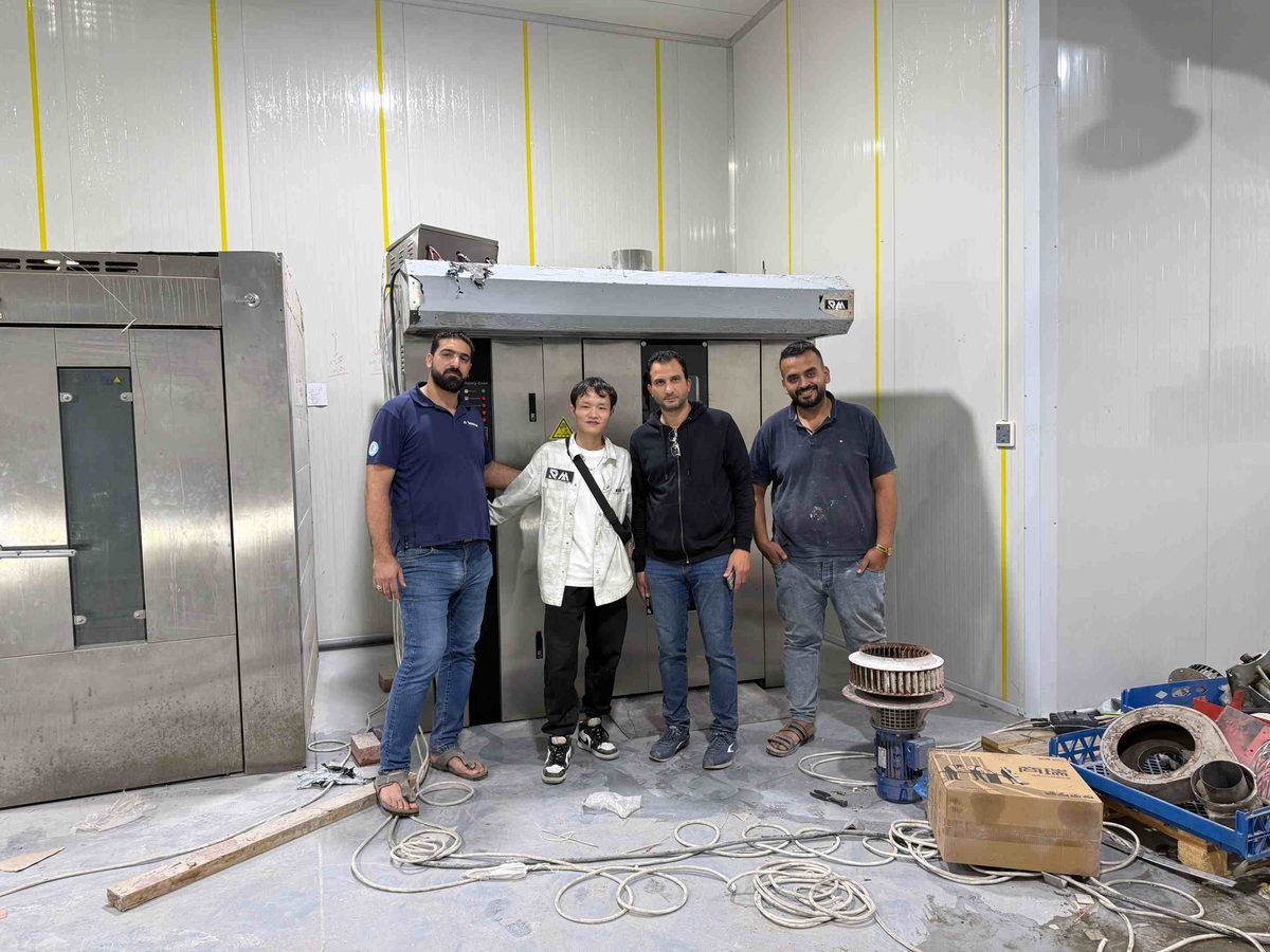 Saudi Arabia Food Factory — Rotary Rack Oven Installation Complete with R&M Engineering Team