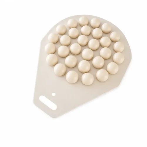 Evenly rounded dough balls from R&M semi-auto bun divider rounder