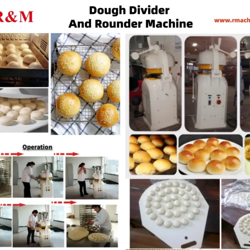 R&M RMG-S series semi-auto dough divider rounder 10 to 36 pieces per cycle