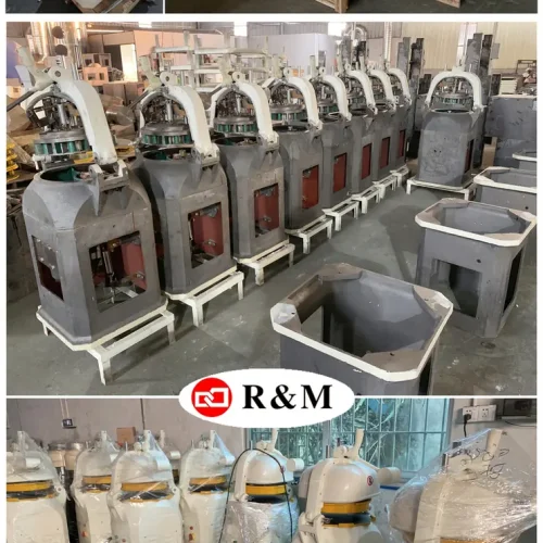 R&M semi-auto bun divider rounder factory production and packing stages