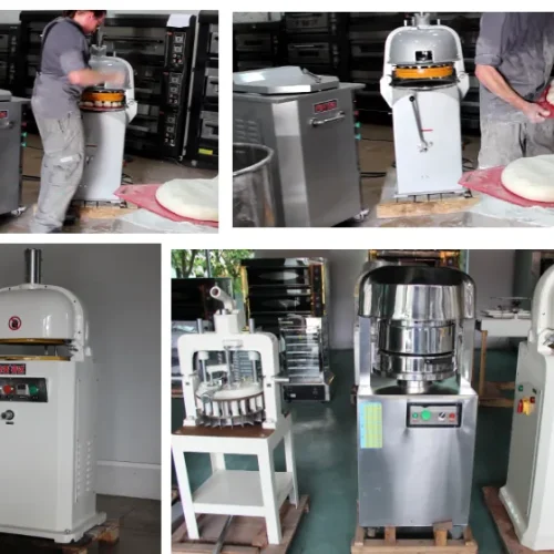R&M semi-auto dough divider rounder in operation and series overview