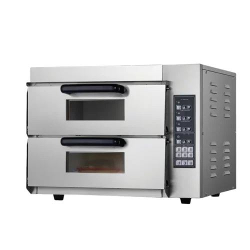 R&M double deck digital electric pizza oven countertop commercial 570x560x440mm 3KW