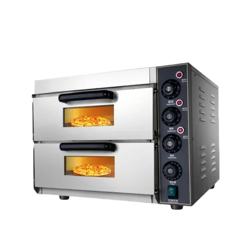 R&M double deck knob electric pizza oven commercial countertop