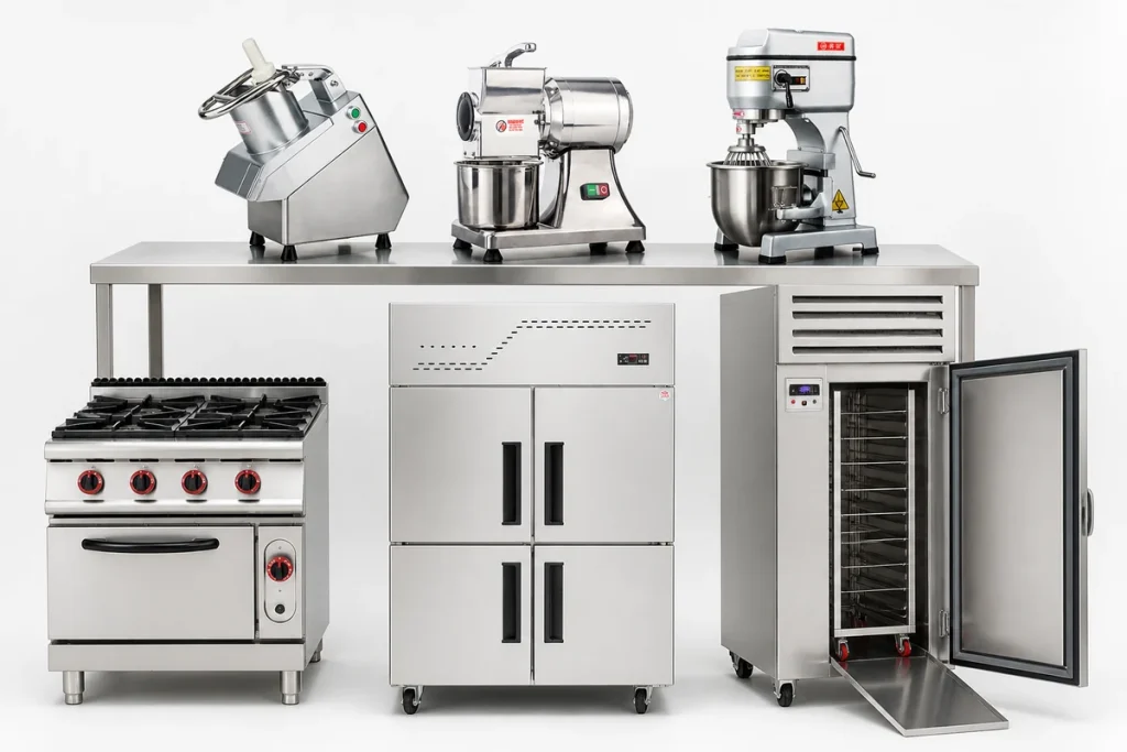 Supporting pizzeria equipment — refrigeration and commercial kitchen equipment