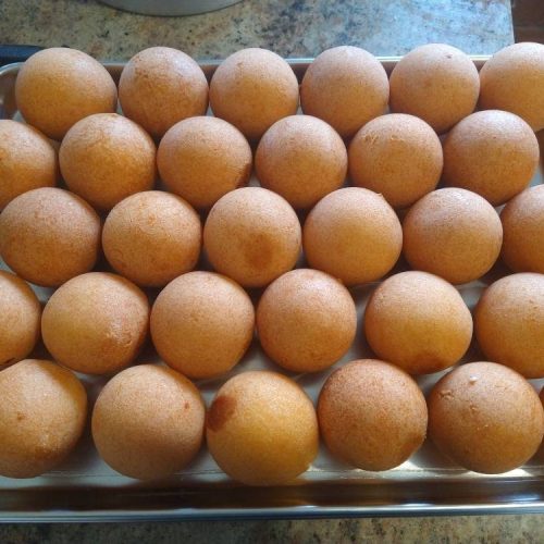 Tabletop donut fryer producing mochi donuts semi automatic commercial donut maker