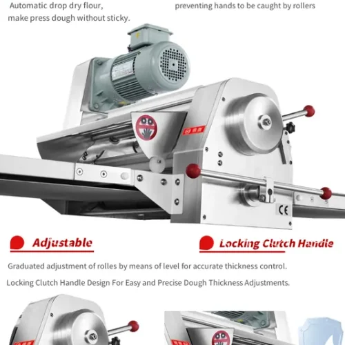 R&M tabletop dough sheeter range RMQ-400T 520T 630T commercial bakery