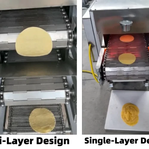 multi-level tortilla tunnel oven design saves floor space