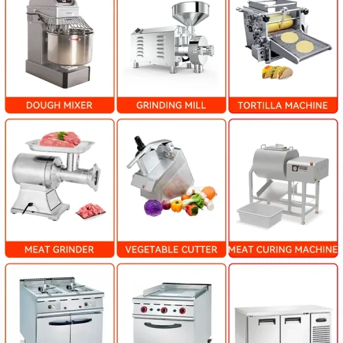 related products dough mixer grinding mill meat grinder vegetable cutter frying oven grill cold cabinet