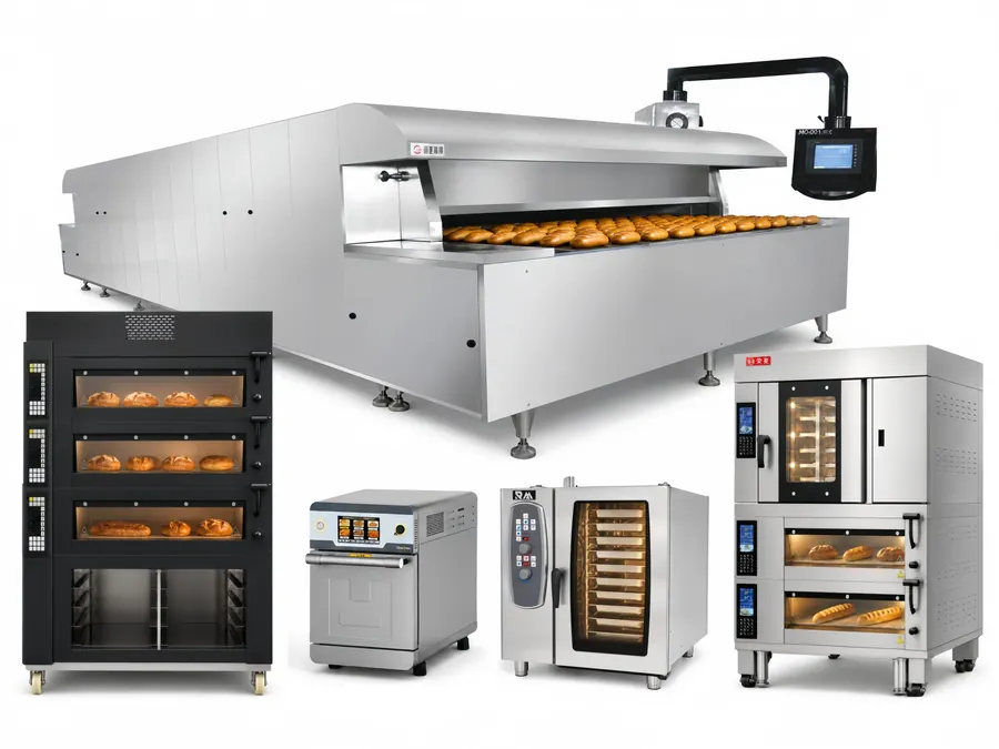 Tunnel oven, high speed oven and combi oven — industrial commercial ovens