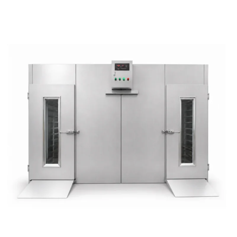 R&M industrial bread proofer room — RMF-8T control unit, custom walk-in proofing chamber