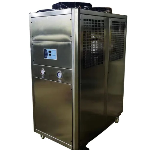 R&M RML-500 industrial water chiller 500L/H fan cooled condenser top 5HP 380V