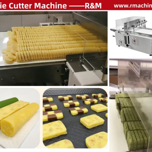 Biscuit cutter machine producing uniform thickness slices without crushing