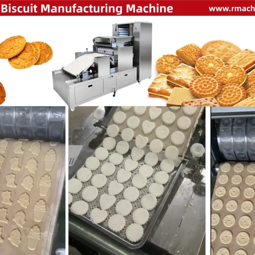 Biscuit making machine producing multiple biscuit shapes from one mould