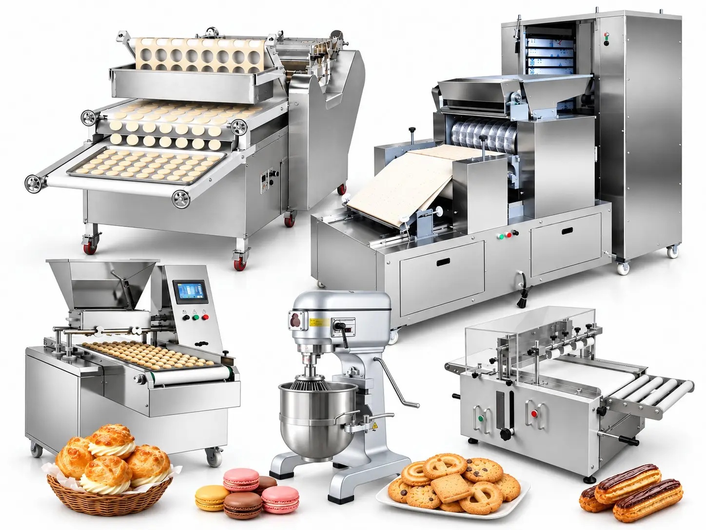 R&M complete cookie and biscuit production line equipment range