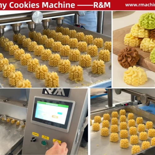 Jenny cookies machine LCD touch panel and control buttons for stored cookie programs
