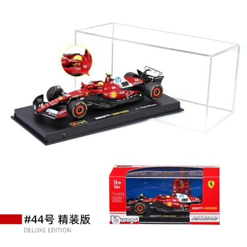 Retail gift box packaging for Bburago 1:43 SF25 racing replica #44 deluxe version
