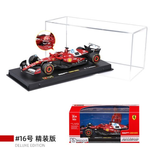 Original gift box presentation of Bburago 1:43 SF25 racing replica #16 deluxe edition
