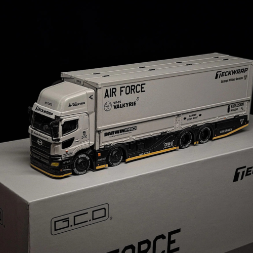 GCD 1‑64 Darwin Pro container truck die‑cast collectible model full view