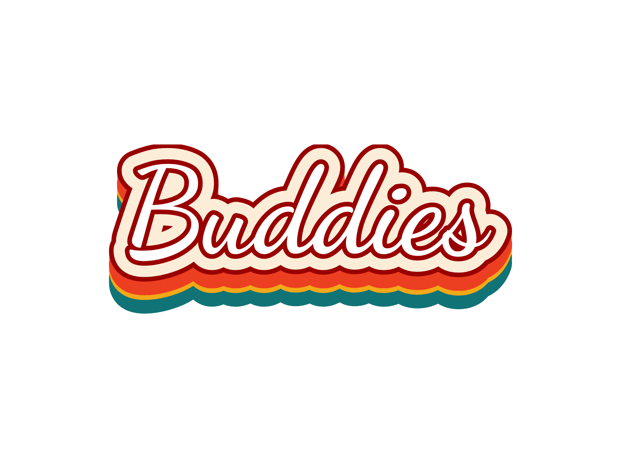 Buddies 白色LOGO 2000x1500