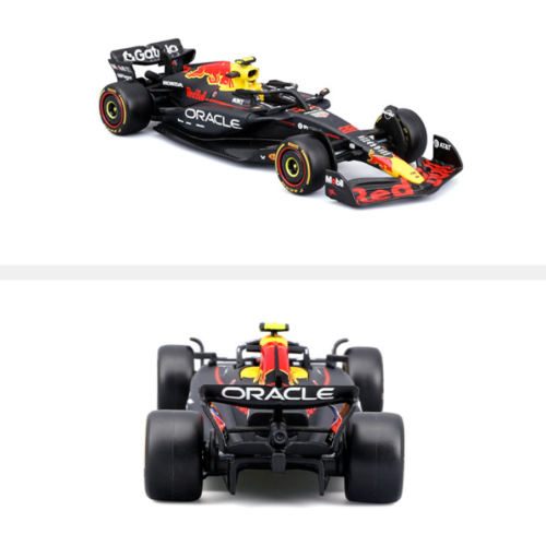 Multi‑angle collage B for 1:43 RB21‑style formula racing replica