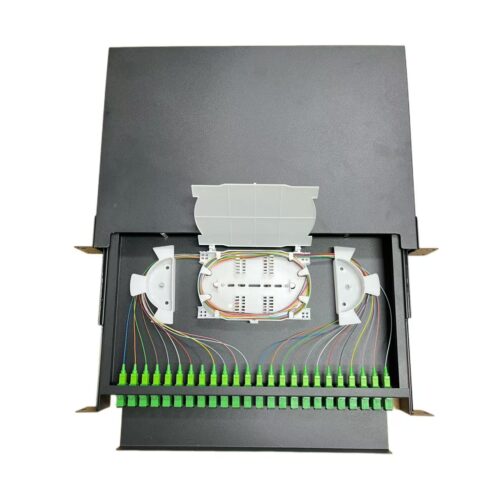 24 Port SC APC Simplex Terminal Box - ODF - hloptical.com