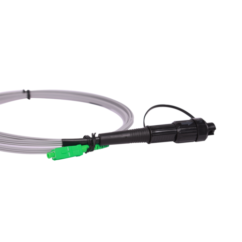 MINI SC APC-SC APC (5X2mm）Grey - Patch Cord & Pigtail - hloptical.com
