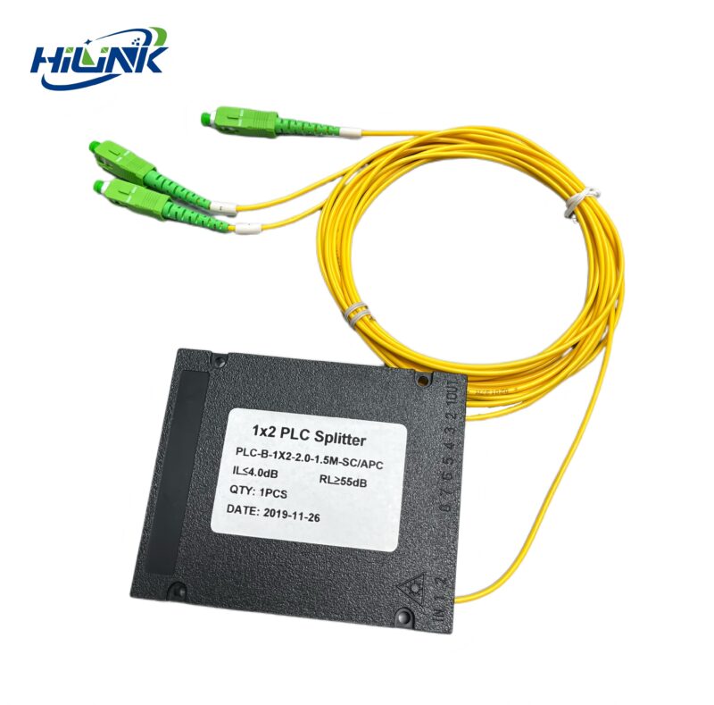 1×2 SC-APC ABS Box Type PLC Splitter - Accessaries - hloptical.com
