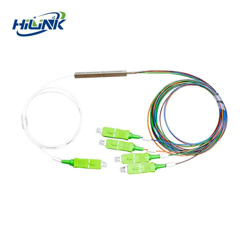 1×4 SC-APC Mini Type PLC Splitter - Accessaries - hloptical.com