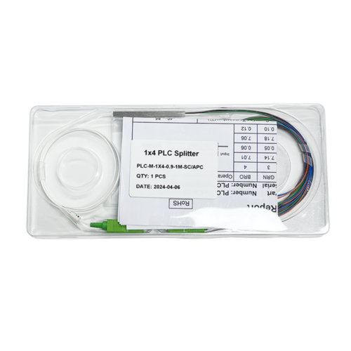 1×4 SC-APC Mini Type PLC Splitter - Accessaries - hloptical.com