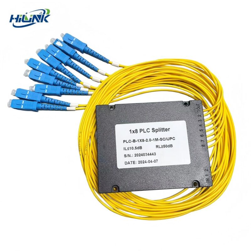 1×8 SC-UPC ABS Box Type PLC Splitter - Accessaries - hloptical.com