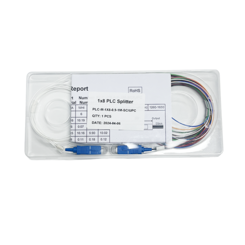 1×8 SC-UPC Mini Type PLC Splitter - Accessaries - hloptical.com