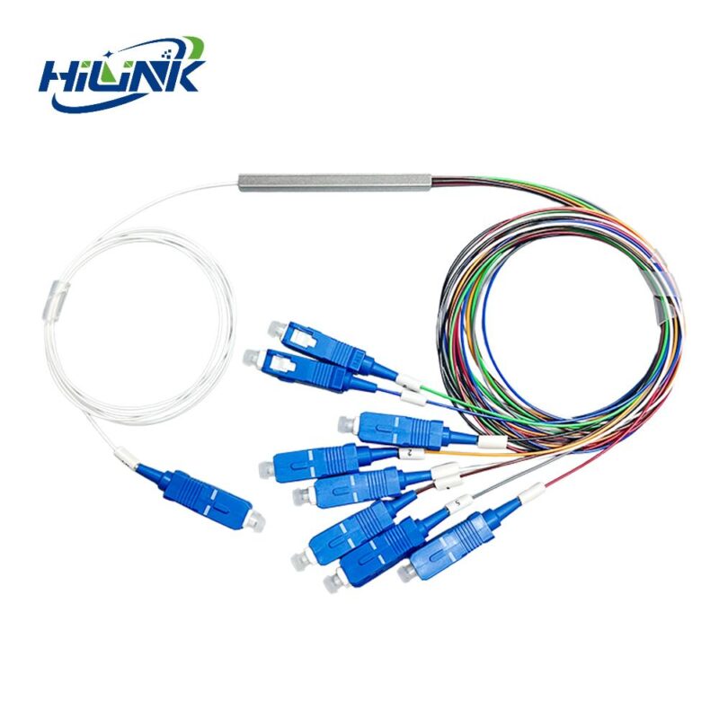 1×8 SC-UPC Mini Type PLC Splitter - Accessaries - hloptical.com